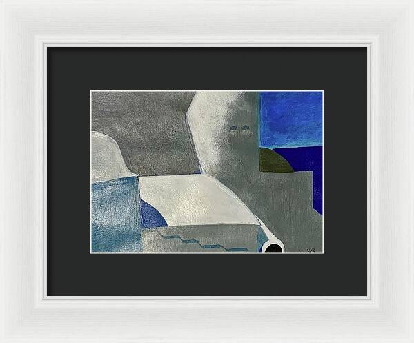 Santorini Vibes - Framed Print