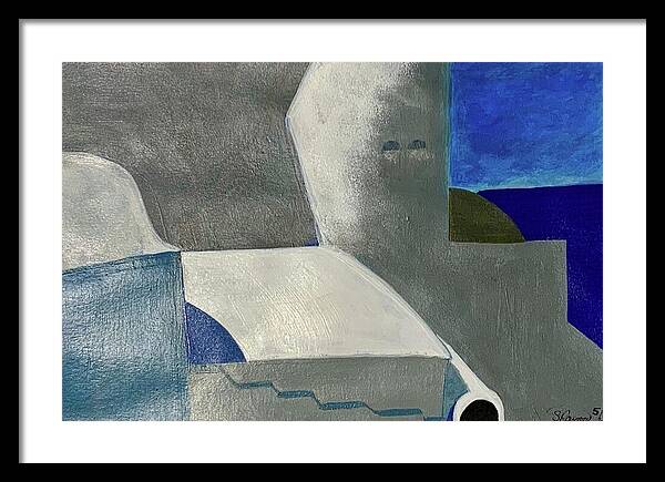 Santorini Vibes - Framed Print