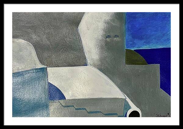 Santorini Vibes - Framed Print
