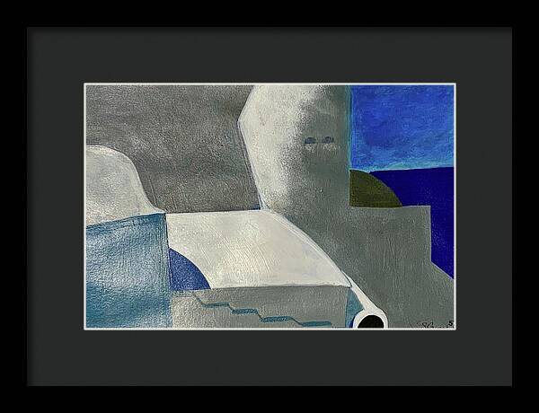Santorini Vibes - Framed Print