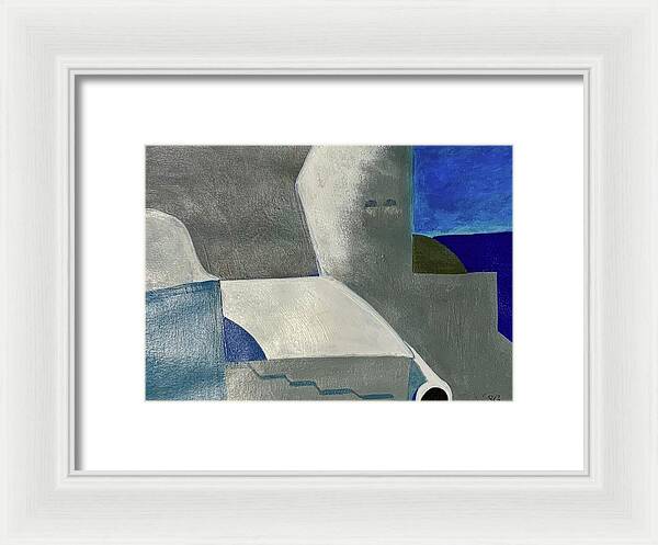 Santorini Vibes - Framed Print