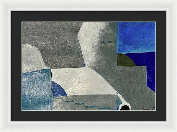 Santorini Vibes - Framed Print