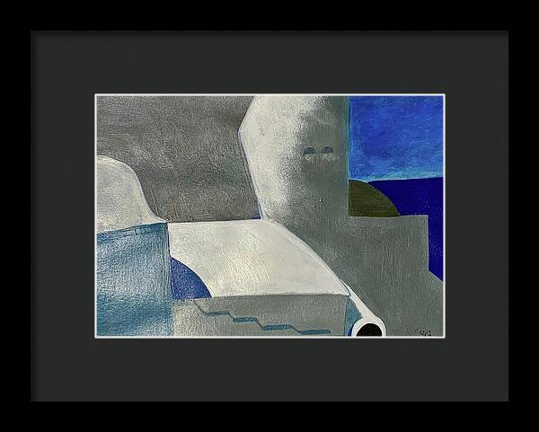 Santorini Vibes - Framed Print