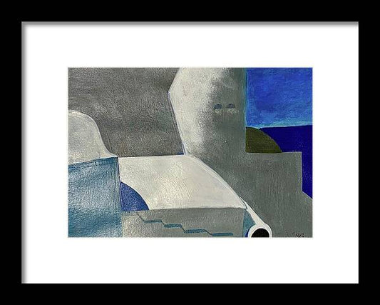Santorini Vibes - Framed Print