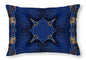 Sapphire- The Cosmic Blue Collection - Throw Pillow