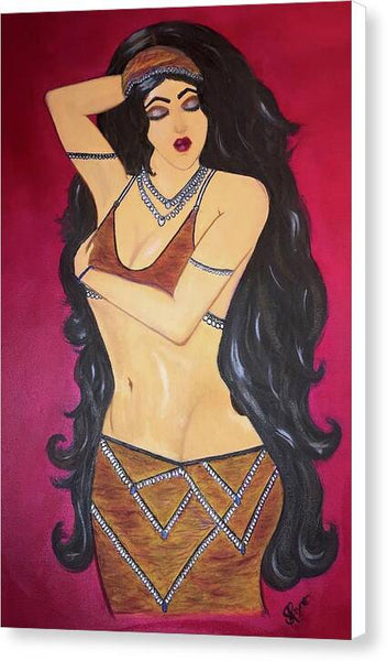 The Bellydancer - Canvas Print