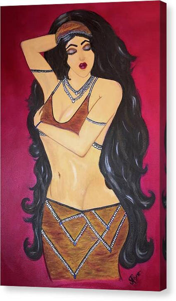 The Bellydancer - Canvas Print