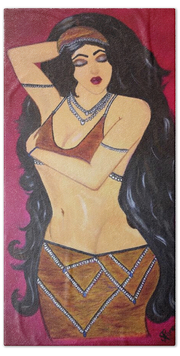 The Bellydancer - Beach Towel