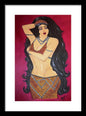 The Bellydancer - Framed Art Print
