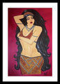 The Bellydancer - Framed Art Print
