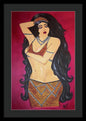 The Bellydancer - Framed Art Print