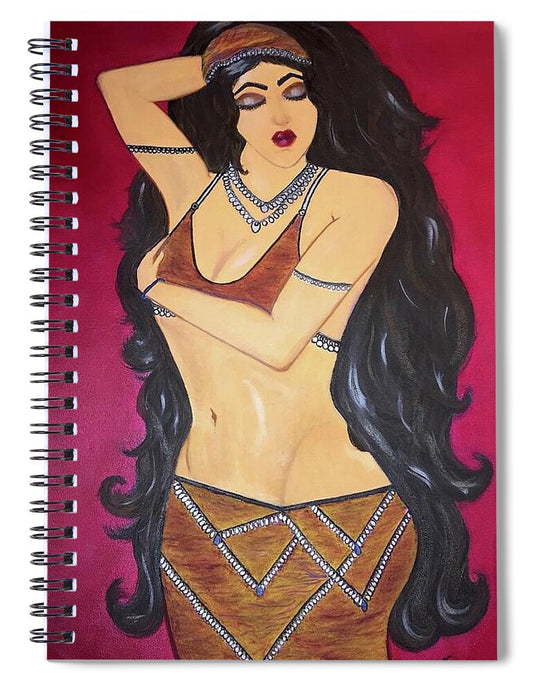 The Bellydancer - Spiral Notebook