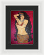 The Bellydancer - Framed Art Print