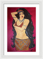 The Bellydancer - Framed Art Print