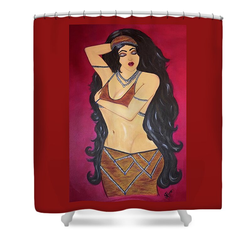 The Bellydancer - Shower Curtain