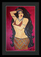 The Bellydancer - Framed Art Print