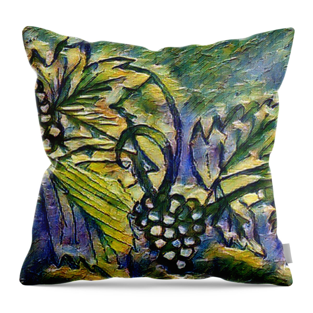 The Grape Vine - Throw Pillow