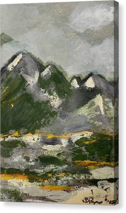 The Mountains Between Us - Canvas Print