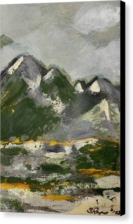 The Mountains Between Us - Canvas Print