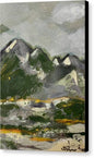 The Mountains Between Us - Canvas Print