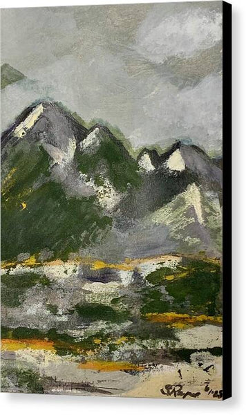The Mountains Between Us - Canvas Print