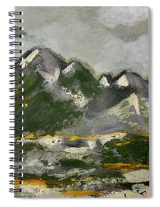 The Mountains Between Us - Spiral Notebook