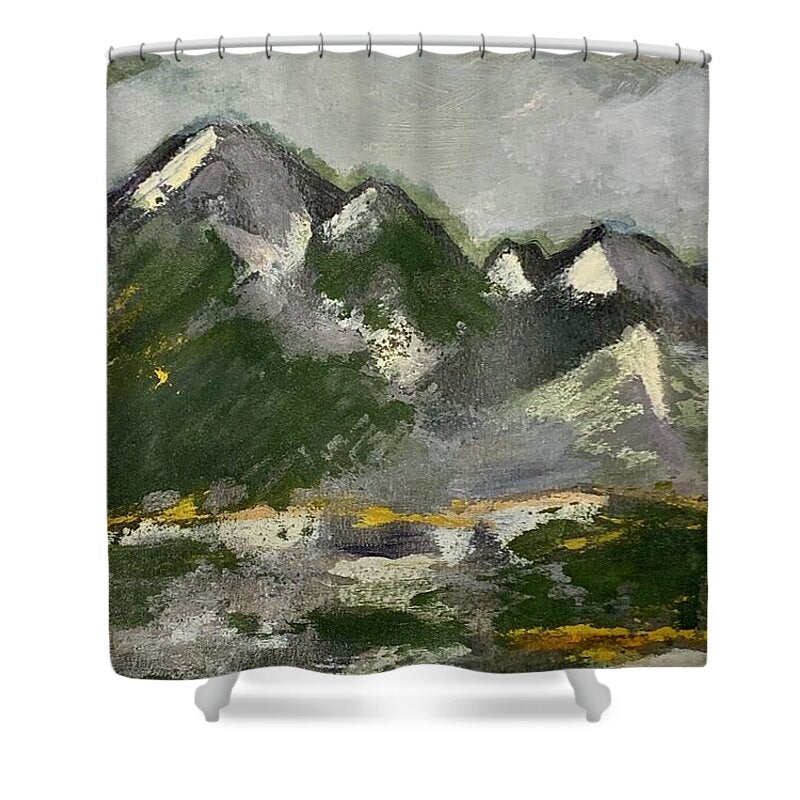 The Mountains Between Us - Shower Curtain