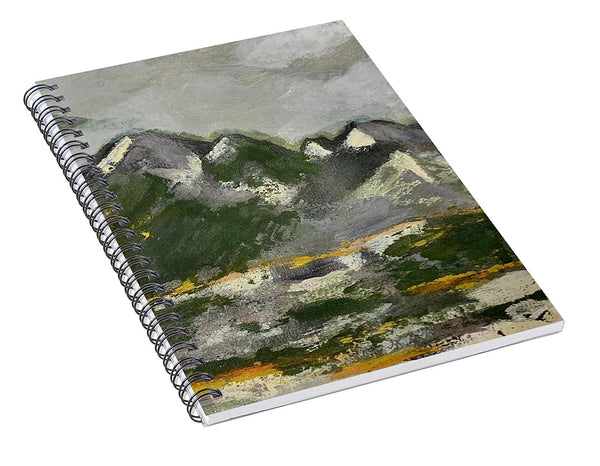 The Mountains Between Us - Spiral Notebook