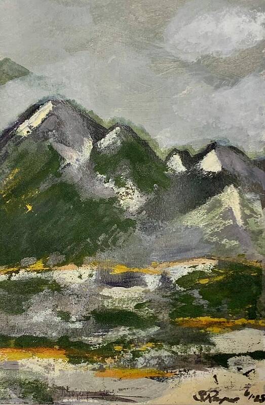 The Mountains Between Us - Art Print