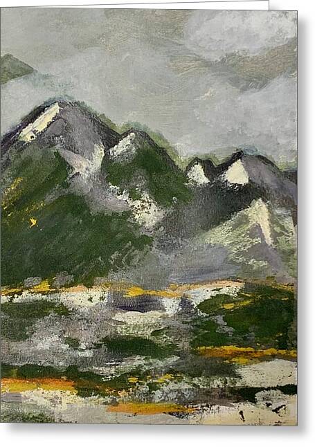 The Mountains Between Us - Greeting Card