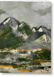The Mountains Between Us - Greeting Card