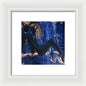 The Nudist- The Cosmic Blue Collection - Framed Art Print