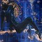 The Nudist- The Cosmic Blue Collection - Art Print