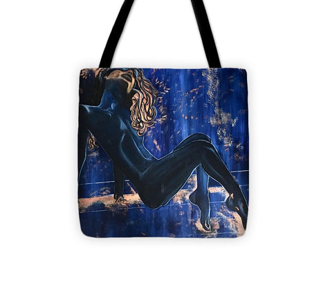 The Nudist- The Cosmic Blue Collection - Tote Bag