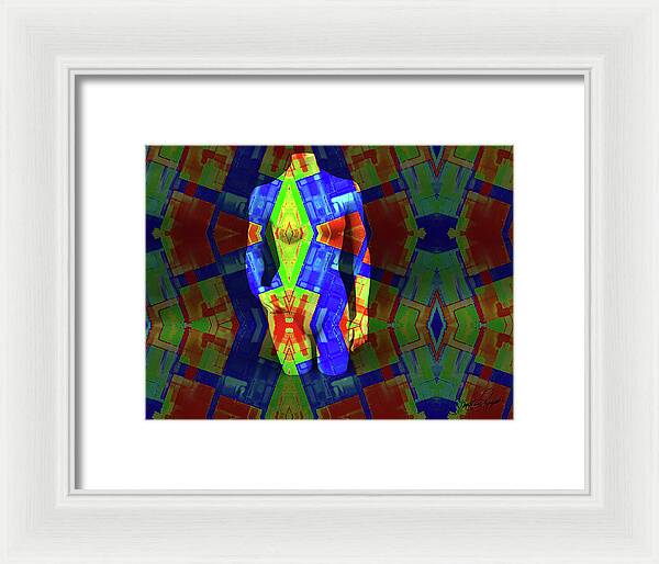 The Poser - Framed Print