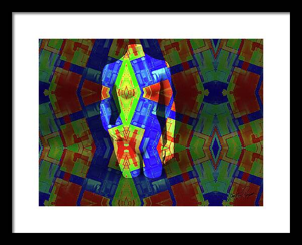 The Poser - Framed Print