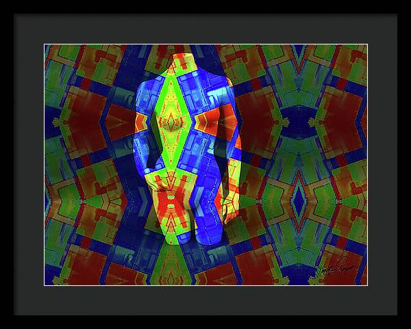 The Poser - Framed Print