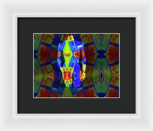 The Poser - Framed Print