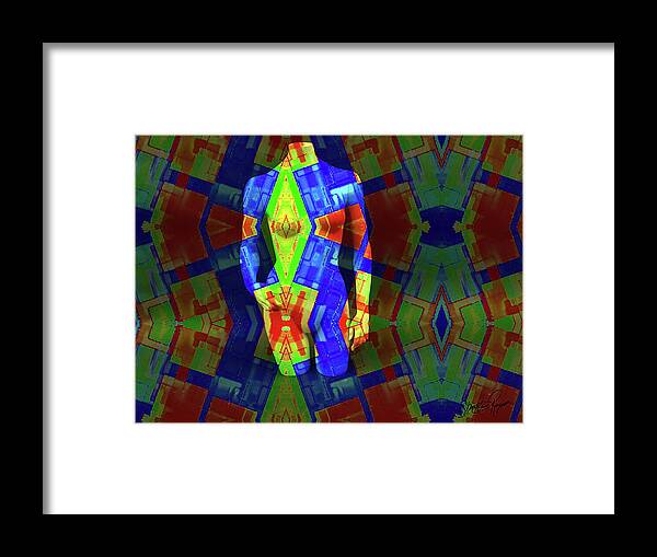 The Poser - Framed Print