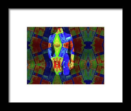 The Poser - Framed Print