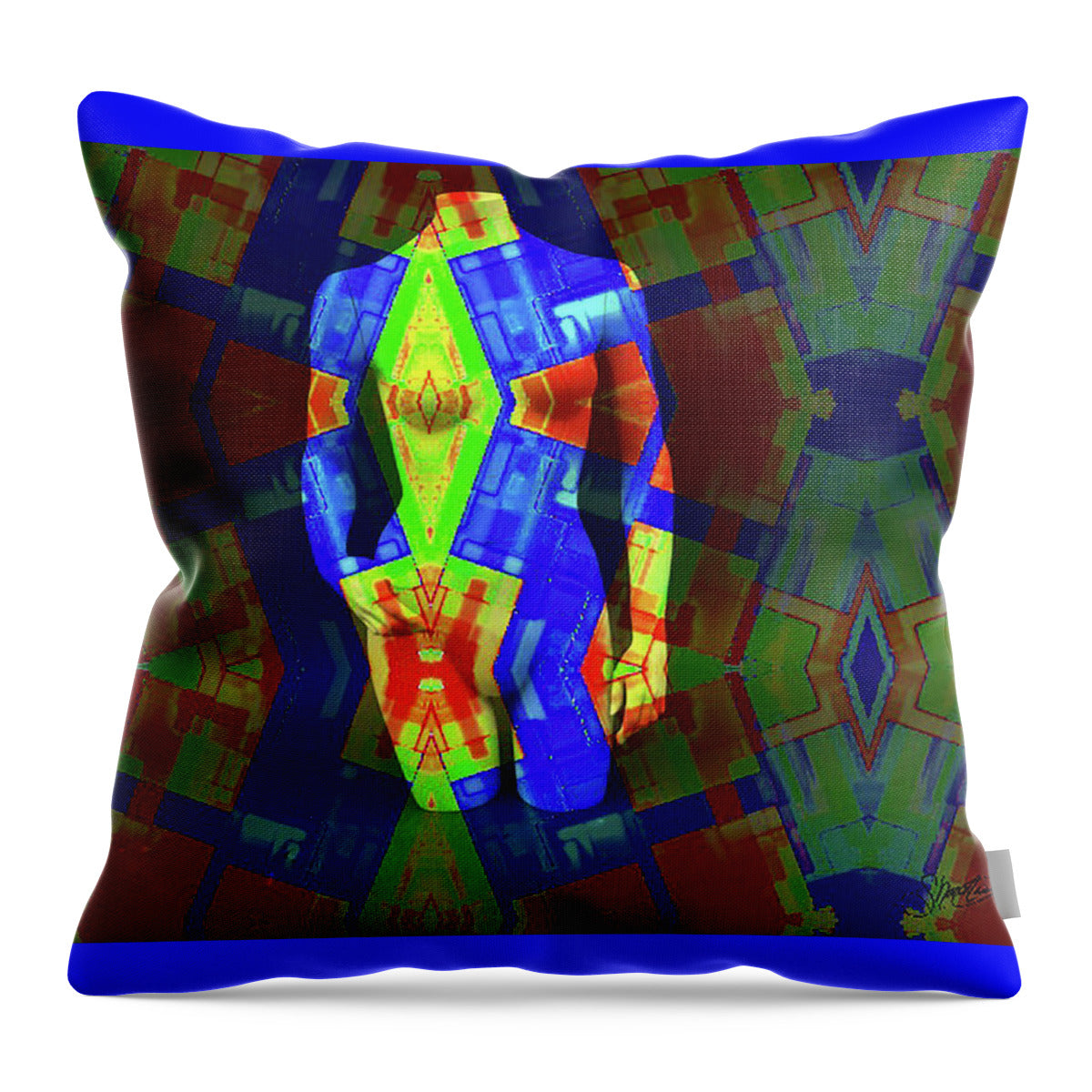 The Poser - Throw Pillow