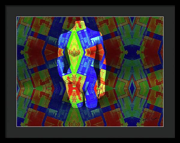 The Poser - Framed Print