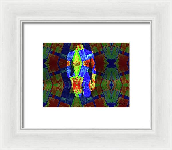 The Poser - Framed Print