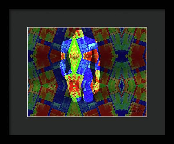 The Poser - Framed Print