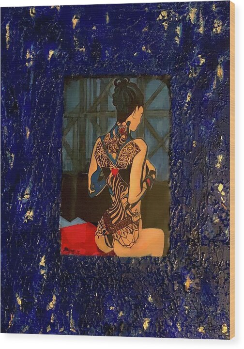 The Voyeur - Wood Print