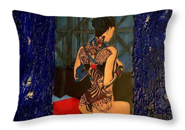 The Voyeur - Throw Pillow