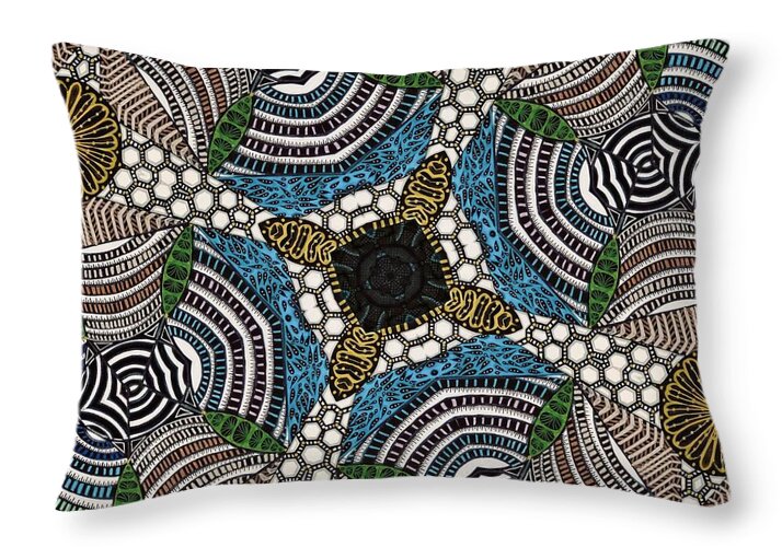 Top View of Future Cities - Throw Pillow