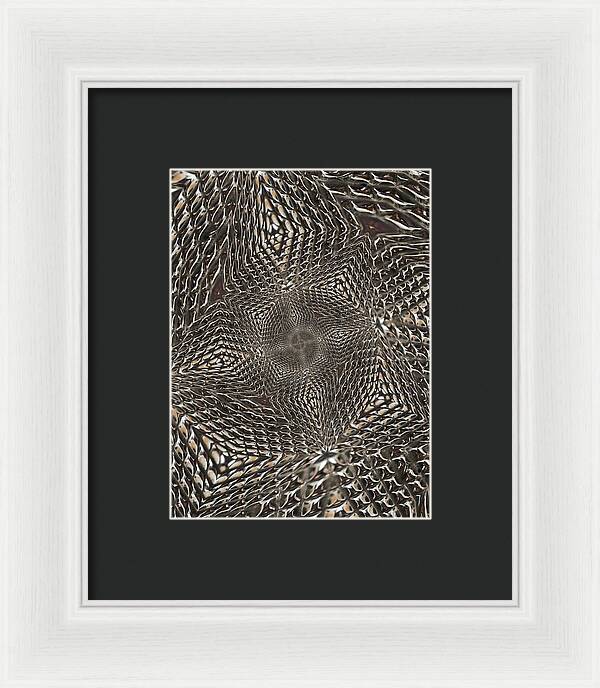 Twisted Steel - Framed Print