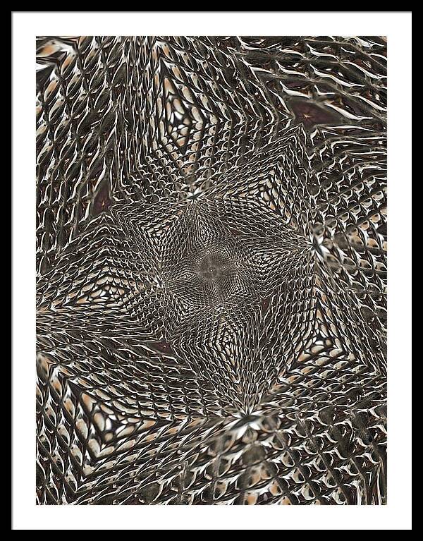 Twisted Steel - Framed Print