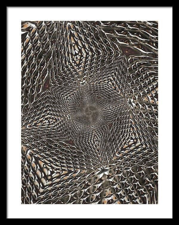 Twisted Steel - Framed Print